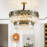 Orchard Chandelier Golden Lisianthus - Round/Rectangle - Reflect Lighting