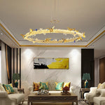 Oppenheim Gold Butterfly Ring Chandelier - Reflect Lighting