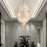 Iron Large Long Metal Chandelier-Gold/Chrome - Reflect Lighting