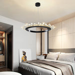 Wagon Wheel Chandelier-Black/Gold - Reflect Lighting