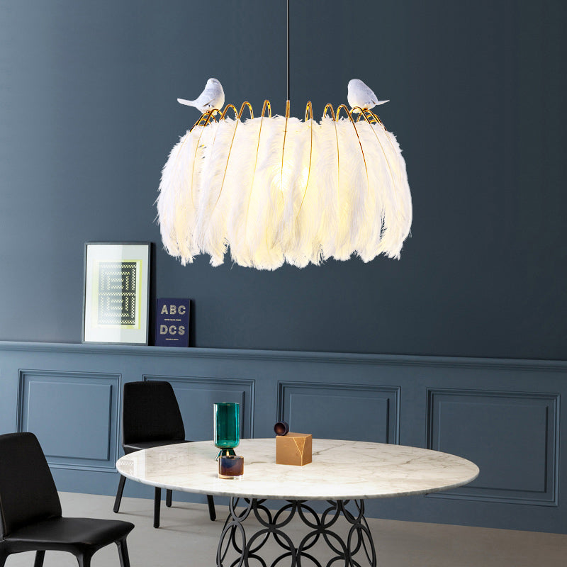 Redneck Feather Bird Chandelier - Reflect Lighting