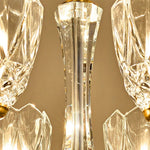 Sanne Barium Copper Crystal Chandelier - Reflect Lighting
