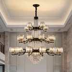 Boerner Boydston Gold/Black Crystal Chandelier - Reflect Lighting