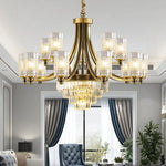 Hadleigh Dirksen Copper Gold Chandelier - Reflect Lighting