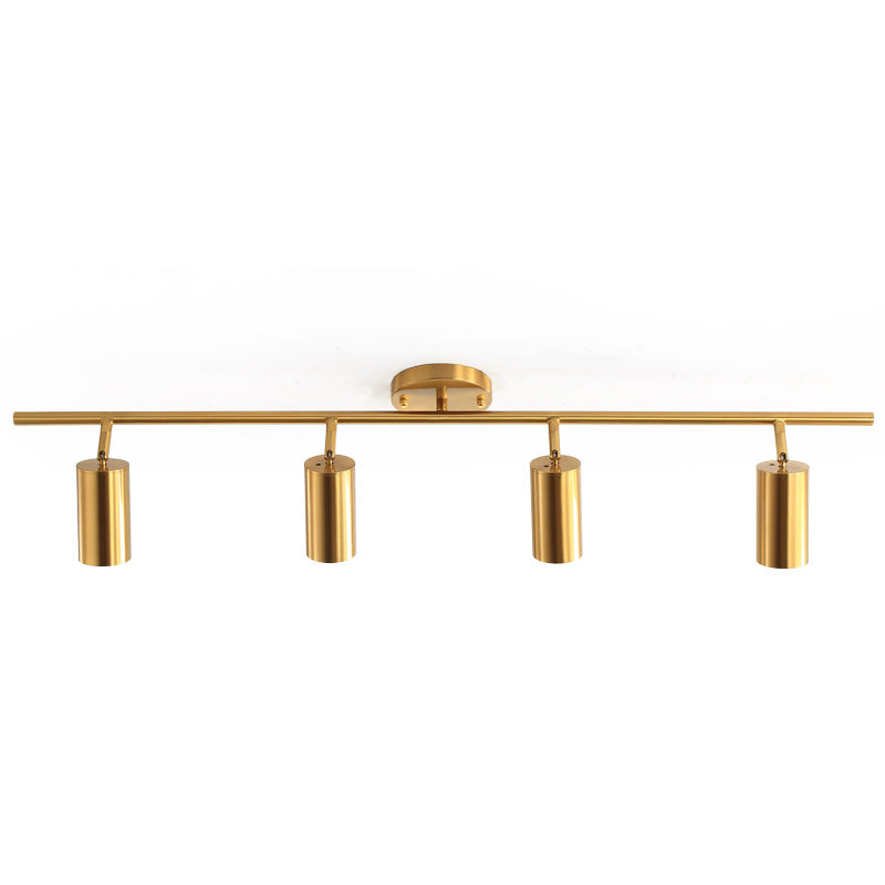 Gold Multi Head Metal Ceiling Spotlight - Reflect Lighting