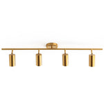 Gold Multi Head Metal Ceiling Spotlight - Reflect Lighting