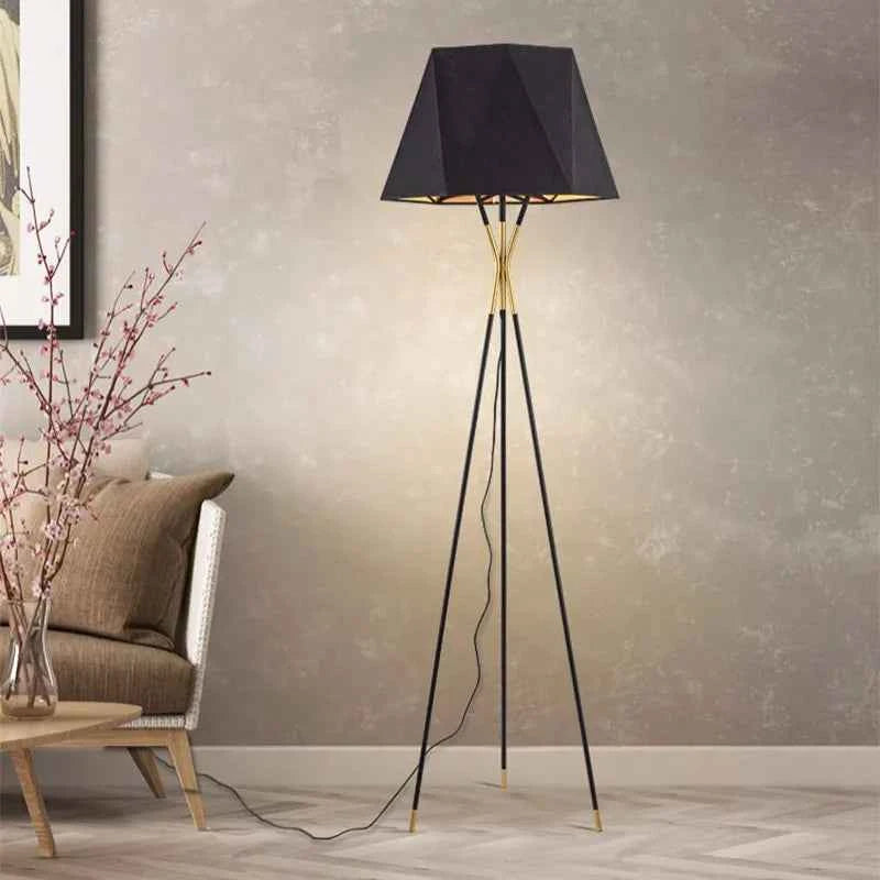 Buchholtz Floor Lamp- Gold/Rose Gold