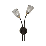 Daguiar Wall Light: Gold/Black - Reflect Lighting