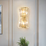 Kacey Rainer Gold Crystal Wall Lamp - Reflect Lighting