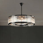 Kaela Bellavia Black Crystal Chandelier- Round/ Rectangular - Reflect Lighting