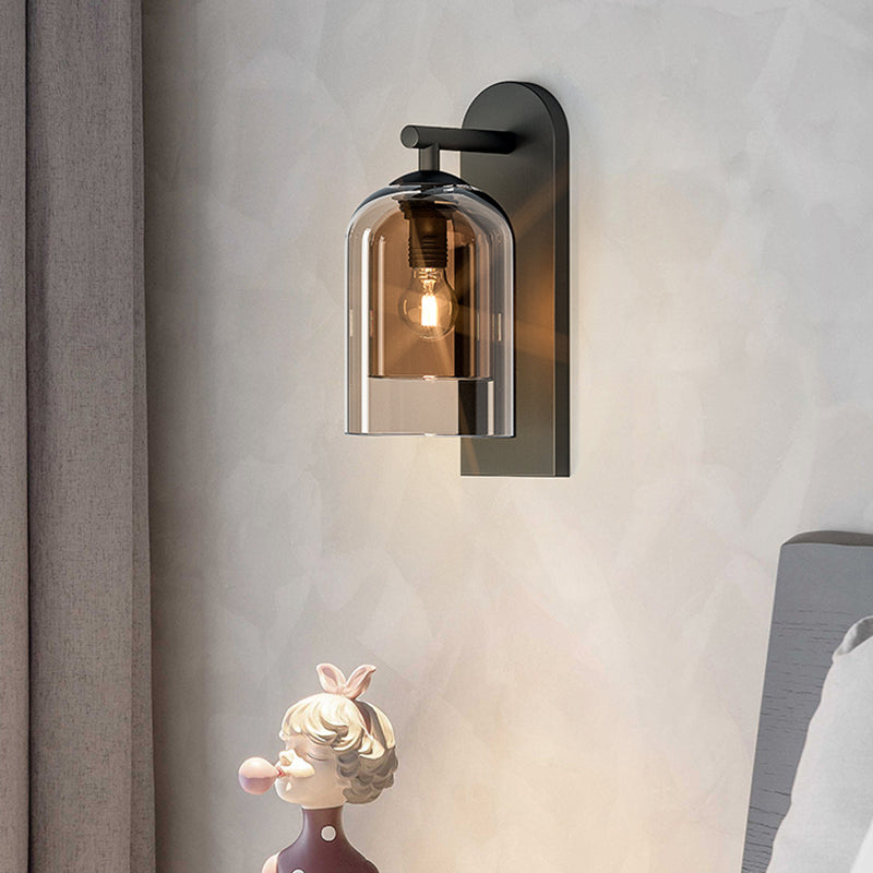 Mireille Haffner Wall Lamp- Smoky Grey/Clear/ Cognac - Reflect Lighting