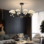 Saldana Meeki Crystal Chandelier - Reflect Lighting