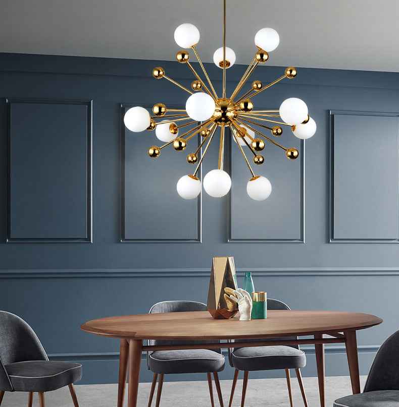 Aaston Boomery Gold Chandelier