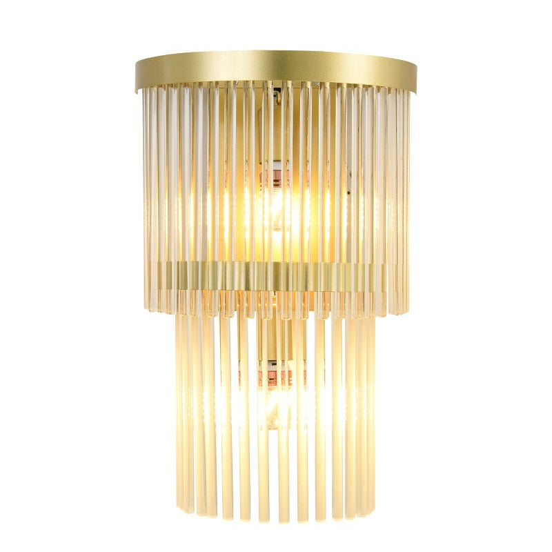 Classic Gold Crystal Wall Lamp - Reflect Lighting