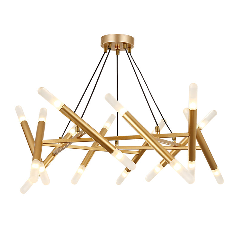 Tubed Tree Chandelier