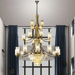 Hadleigh Dirksen Copper Gold Chandelier - Reflect Lighting