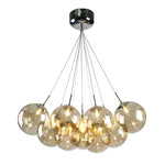 Bubble Ball Chandelier-Gold/Smokey Grey - Reflect Lighting