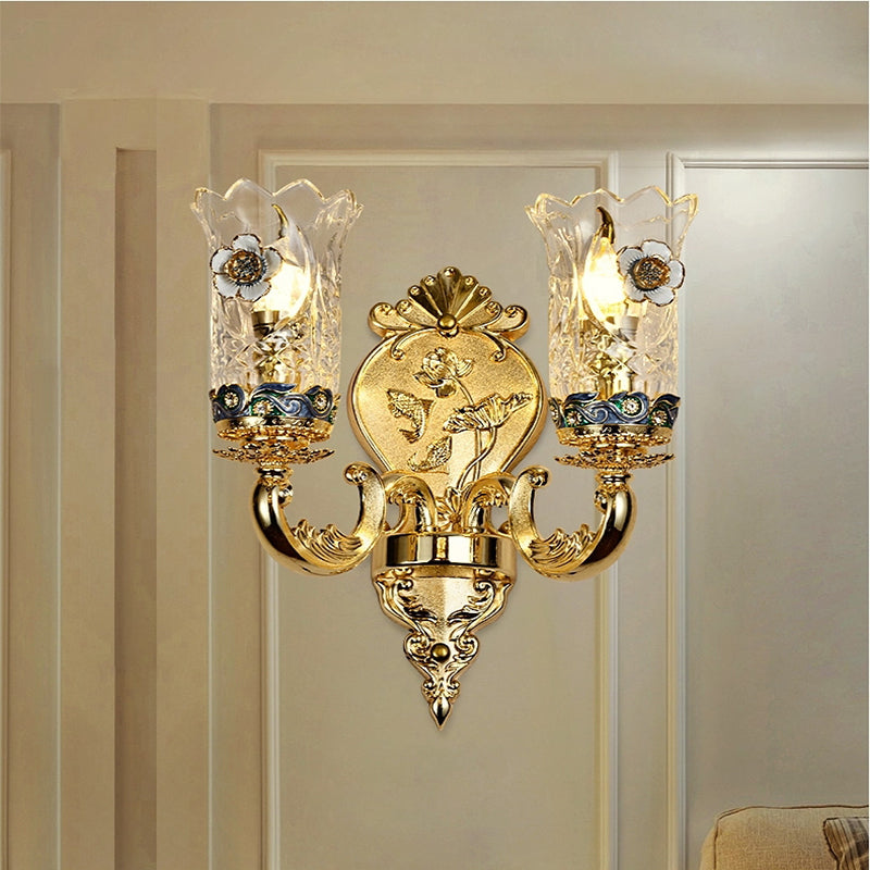 Drewett Gold Premium Wall Lamp - Reflect Lighting