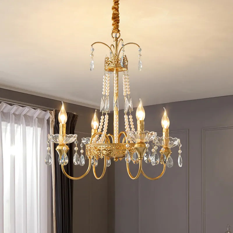 Aafko Eolia Gold Pearl Chandelier - Reflect Lighting