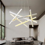 Wanda LED Chandelier Pendant- Gold/ Black/ White - Reflect Lighting