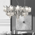 Jaeden Keefe Chrome Tassel Chain Chandelier - Reflect Lighting