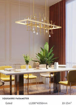 Sherburne Abdera Gold Chandelier - Reflect Lighting
