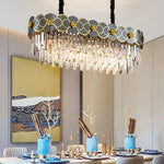 Orchard Chandelier Golden Lisianthus - Round/Rectangle - Reflect Lighting