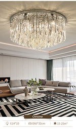 Schuster Ceiling Light Chandelier- Chrome/Gold - Reflect Lighting