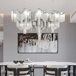 Jaeden Keefe Chrome Tassel Chain Chandelier - Reflect Lighting