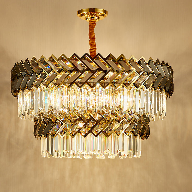 Maribel Crystal Chandelier Light- Round/Rectangle - Reflect Lighting