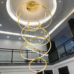 Backman Morandi Gold Ring Chandelier