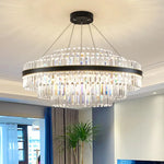 Chevonne Hopkins Gold Crystal Chandelier– Round/Rectangular - Reflect Lighting