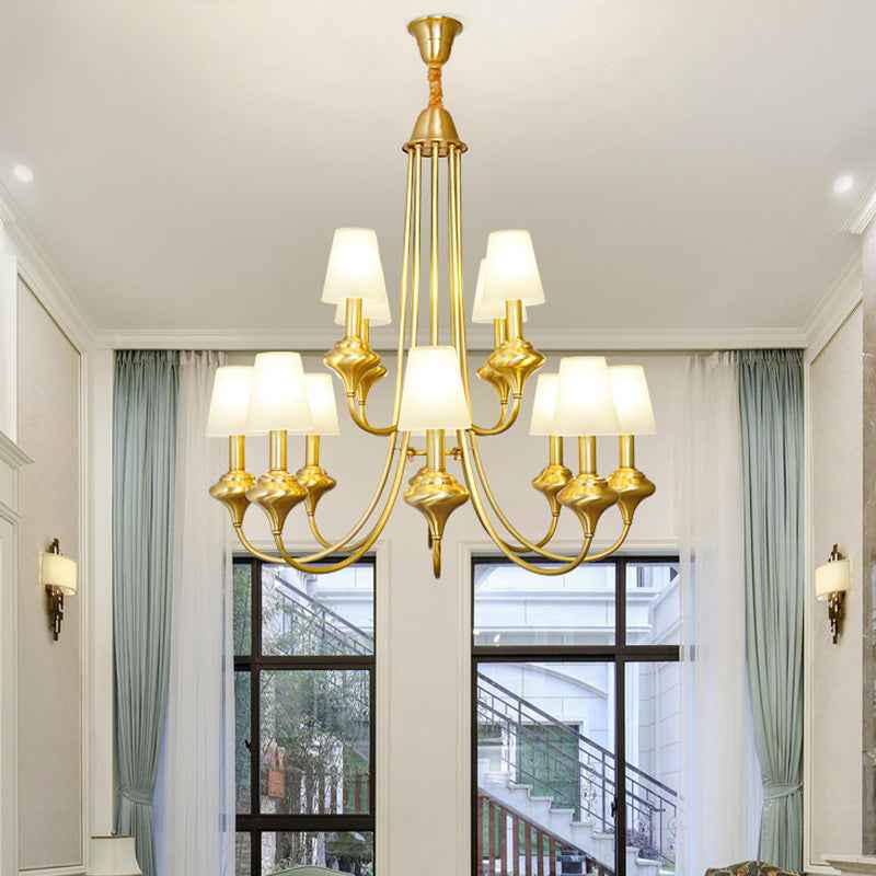 Askanaz Abaz Gold Chandelier- Round/Rectangular
