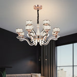Fraser LED Crystal Shaded Chandelier - Reflect Lighting