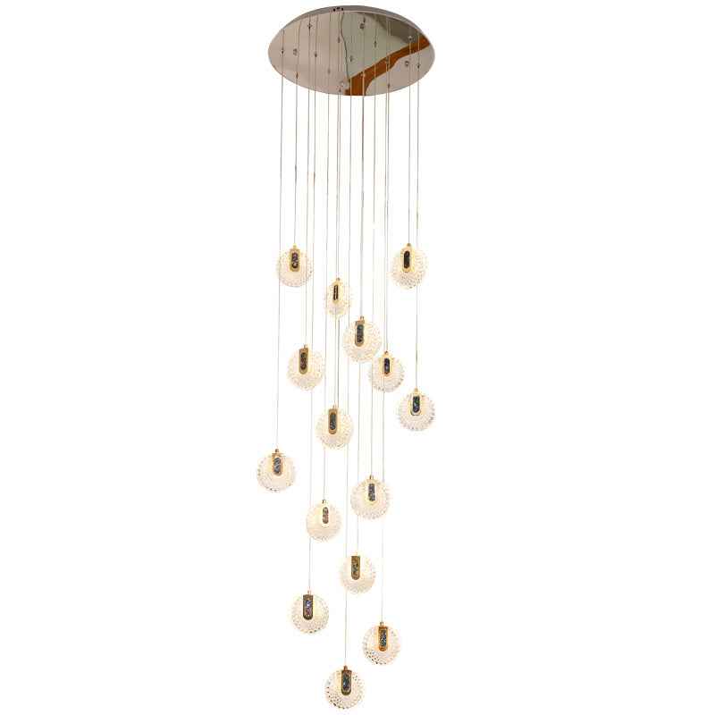 Deira Cashon Gold Staircase Chandelier