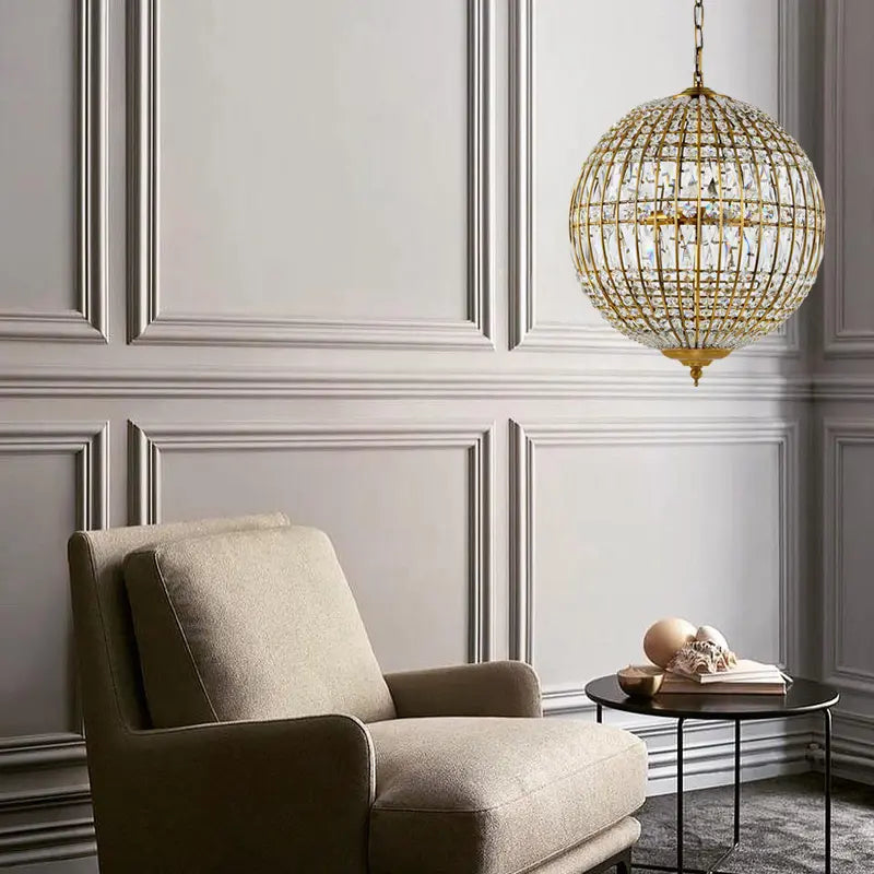 Aurora Cascade Pendant Light- Gold/Black