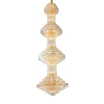 Courson Basilia Gold Large Crystal Chandelier - Reflect Lighting