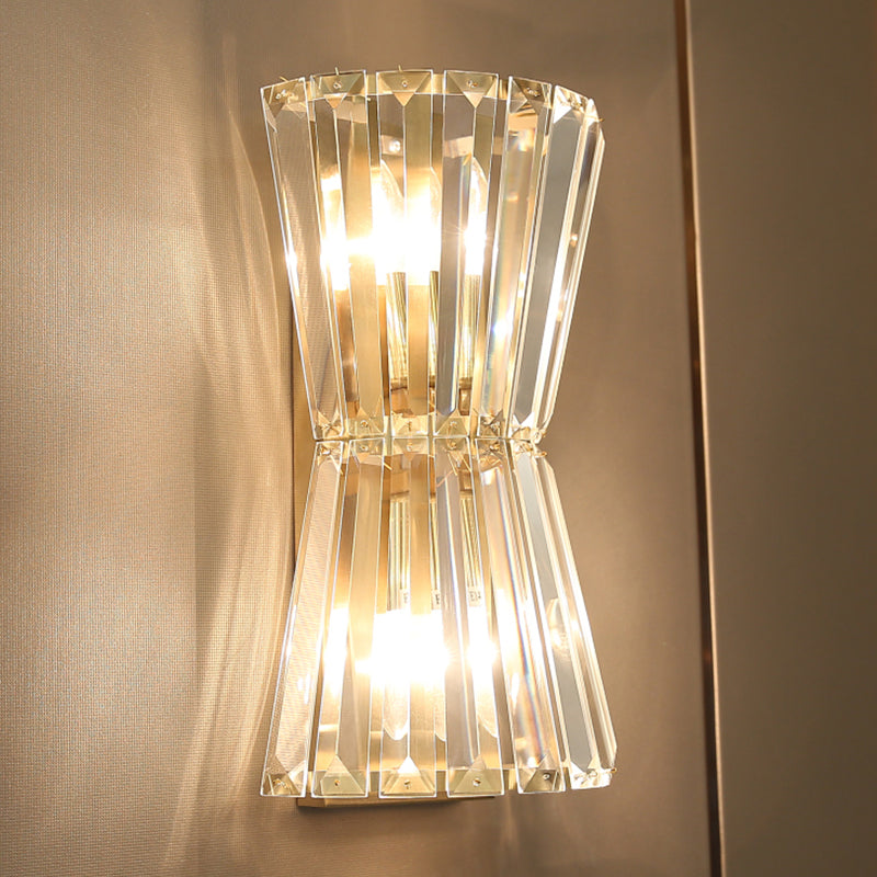 Kacey Rainer Gold Crystal Wall Lamp - Reflect Lighting