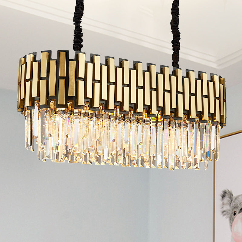 Seamless Pattern Gold & Black Chandelier-Round/Rectangle - Reflect Lighting