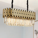 Seamless Pattern Gold & Black Chandelier-Round/Rectangle - Reflect Lighting