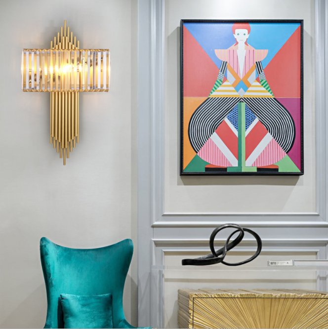Pendulum Gold Wall Lamp - Reflect Lighting