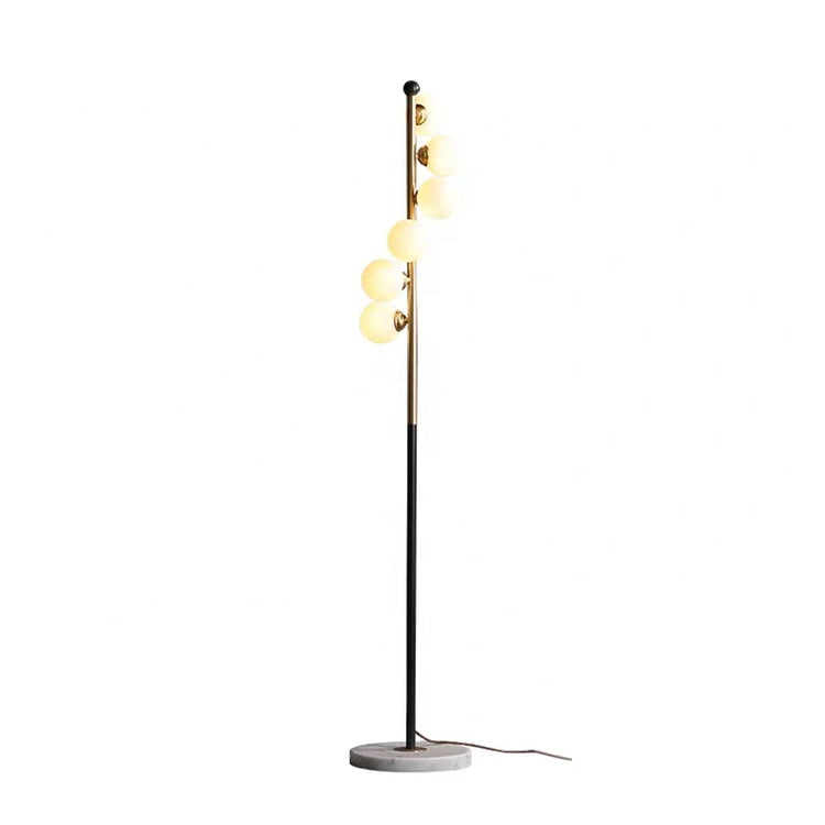 6 Lights Swirl Sconce Floor Lamp - Reflect Lighting
