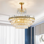 Clemence Silver Gems Chandelier- Round/Rectangle - Reflect Lighting