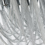 Flap Rope Tassel Chrome/Gold Chandelier - Reflect Lighting