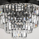 Boerner Boydston Gold/Black Crystal Chandelier - Reflect Lighting