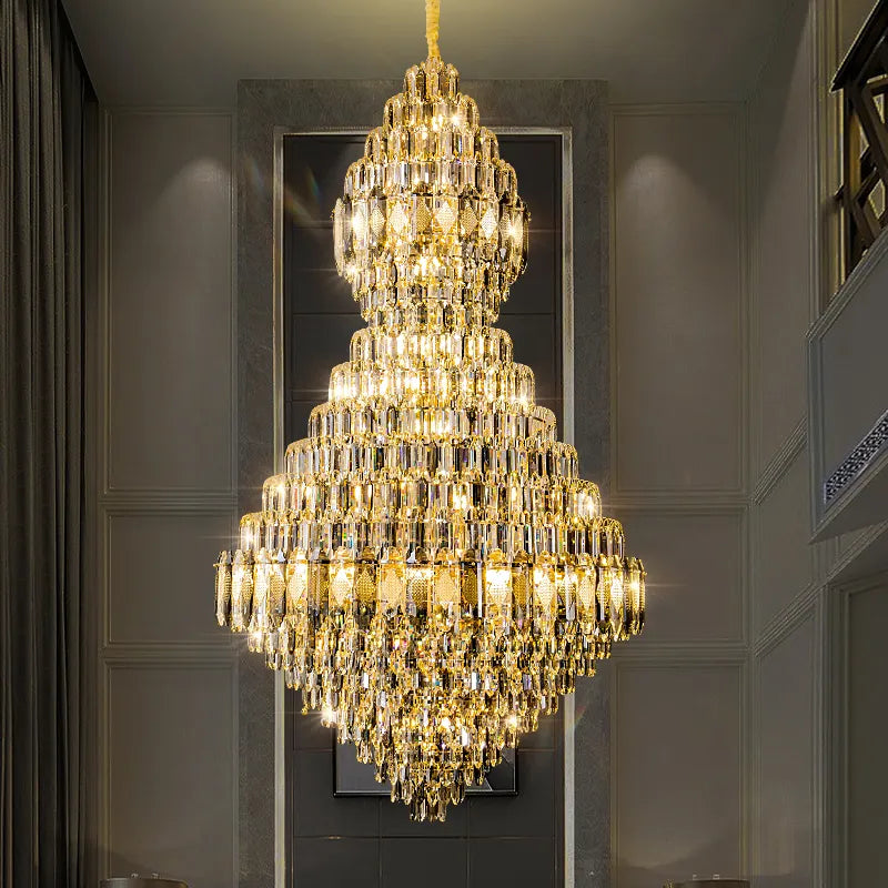 Salazar Ramon Large Crystal Chandelier - Reflect Lighting