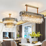 Maribel Crystal Chandelier Light- Round/Rectangle - Reflect Lighting