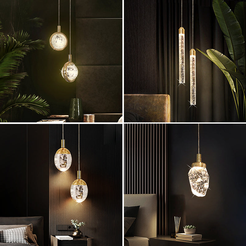 Ardilla 1-Light Bedroom Pendant Light- 4 shapes - Reflect Lighting