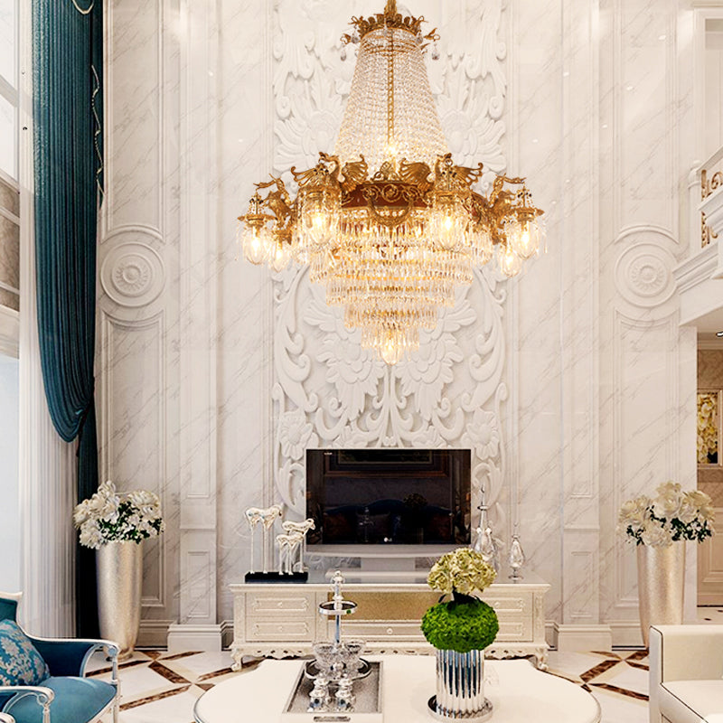 Premium Luxury Hand Detailed Crystal Chandelier - Reflect Lighting