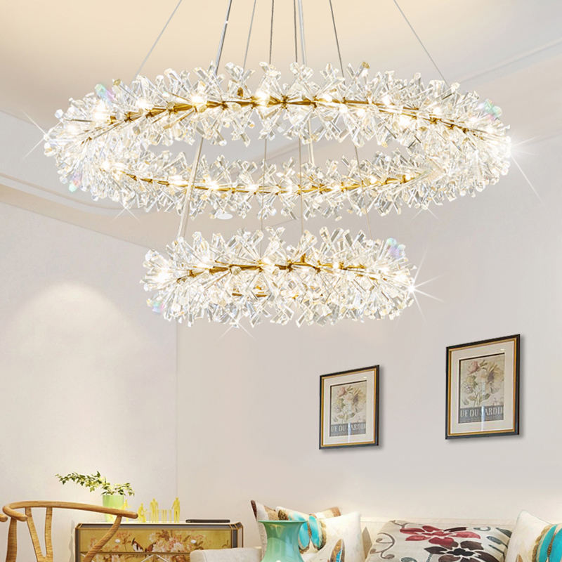 Cadesha Wrangler GoldCrystal Chandelier - Round/Rectangular